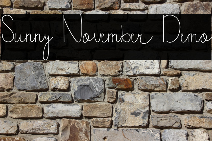 Sunny November Demo Example 3