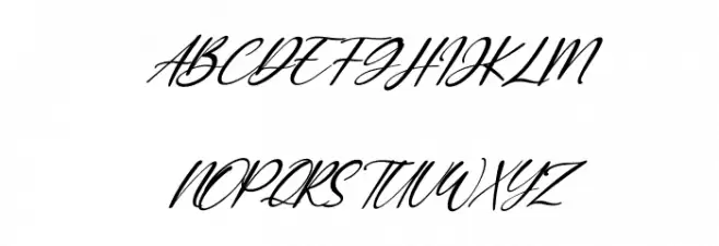 Sunny Rommansa Italic Schriftart Groß