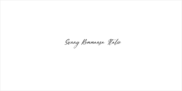 Sunny Rommansa Italic Logo