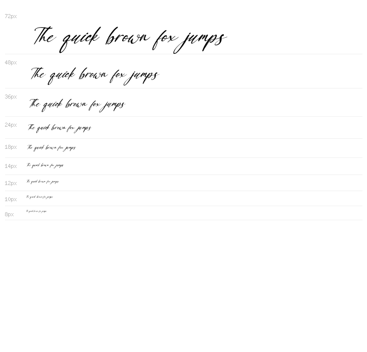 Sunny Rommansa Italic Waterfall