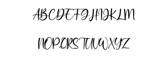 Sunny Rommansa Schriftart Groß