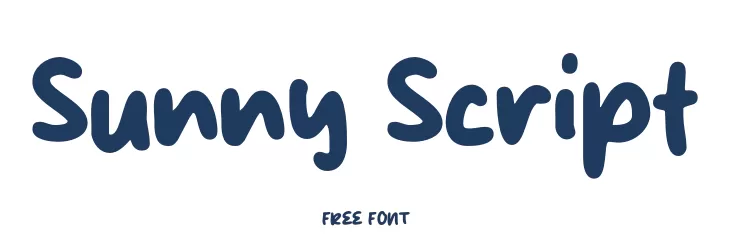 Sunny Script Polices