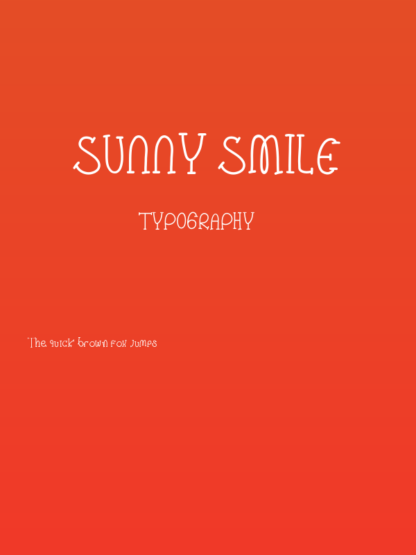 Sunny Smile Poster