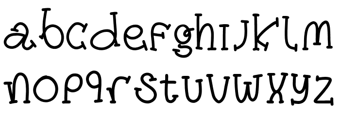 Sunny Smile Font LOWERCASE