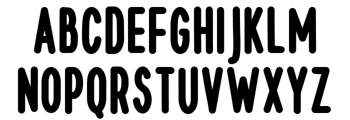 Sunny Smiles फ़ॉन्ट अपरकेस