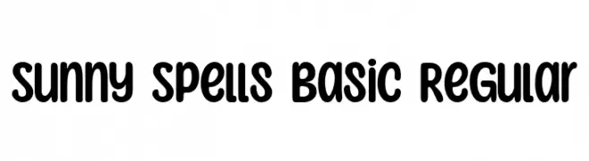Sunny Spells Basic Regular  Fuentes Gratis Descargar
