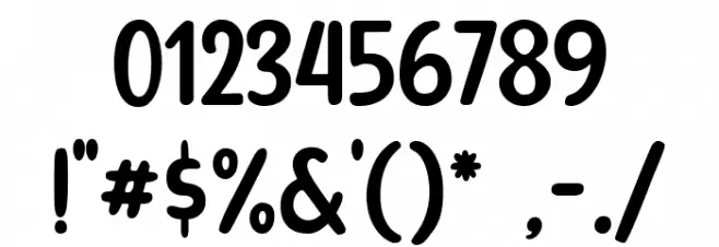 Sunny Spells Basic Regular Font OTHER CHARS