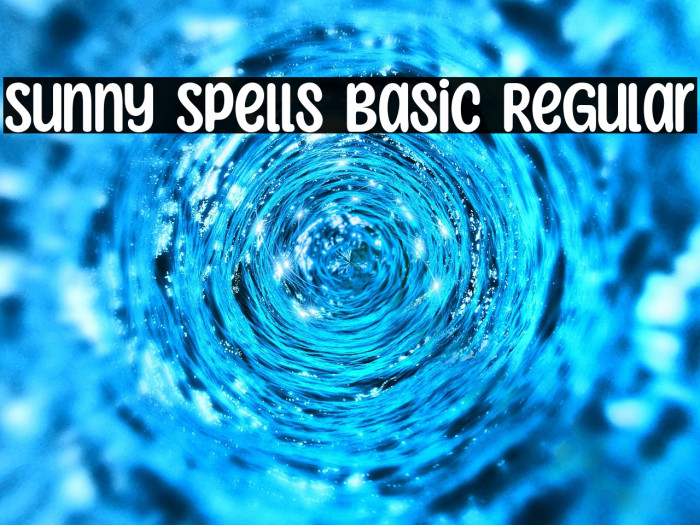 Sunny Spells Basic Regular Example 1