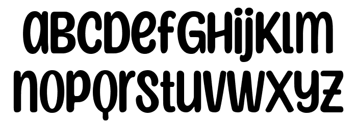 Sunny Spells Basic Regular Font LOWERCASE