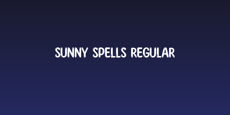 Sunny Spells Regular Social Header