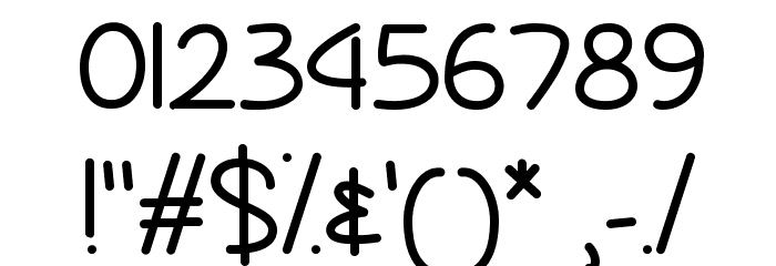 Sunny Spring Day Font OTHER CHARS