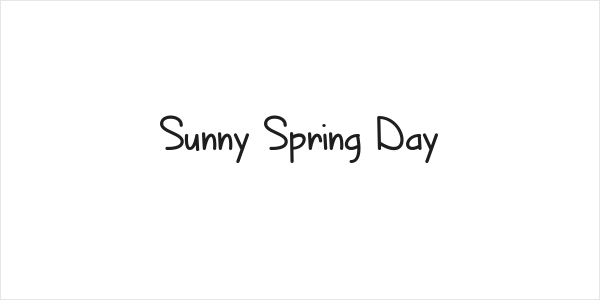 Sunny Spring Day Logo