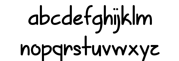 Sunny Spring Day Font LOWERCASE