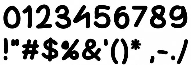 Sunny Sunday Font OTHER CHARS