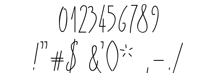 Sunny Winter Font OTHER CHARS