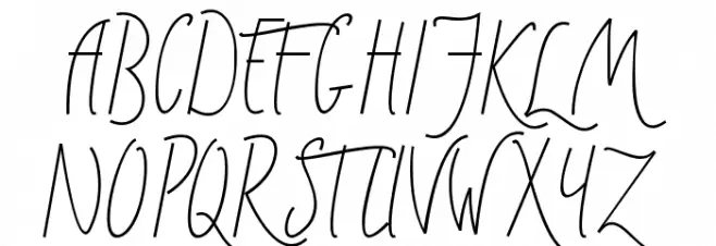 Sunny Winter Font Litere mari