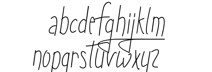 Sunny Winter Font LOWERCASE