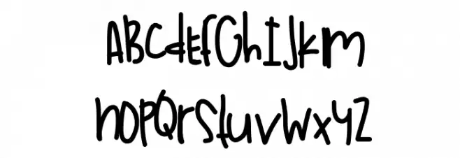SunnyDaysInLa Schriftart Groß