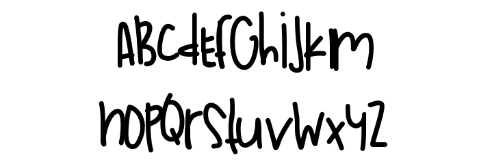 SunnyDaysInLa Font LOWERCASE