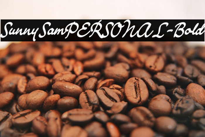 SunnySamPERSONAL-Bold Example 3