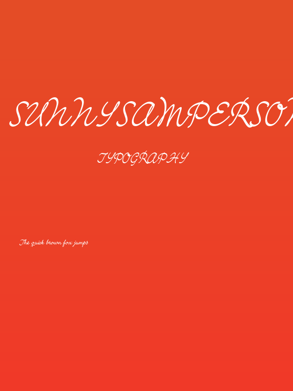 SunnySamPERSONAL-Medium Poster