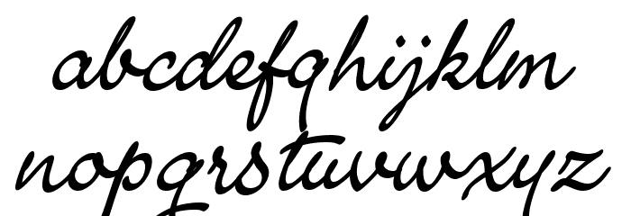 SunnySamPERSONAL-Medium Font LOWERCASE