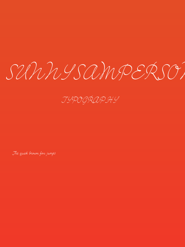 SunnySamPERSONAL-Thin Poster