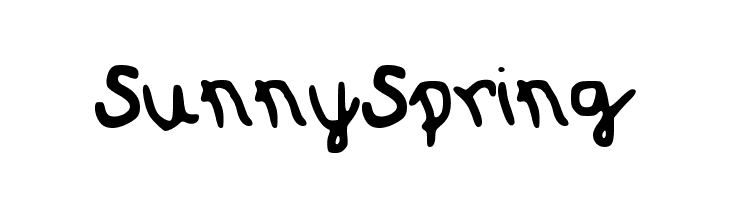 SunnySpring  les polices de caractères gratuit tlcharger