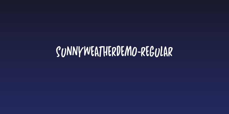 SunnyWeatherDEMO-Regular Social Header