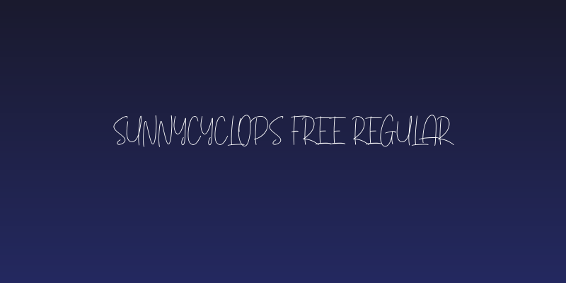Sunnycyclops Free Regular Social Header
