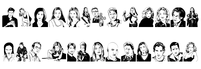 Sunnydale Font LOWERCASE