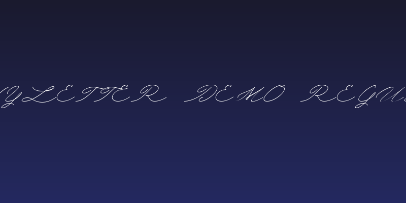 Sunnyletter Demo Regular Social Header