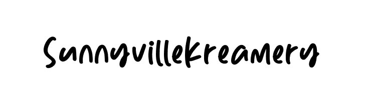 SunnyvilleKreamery  Free Fonts Download