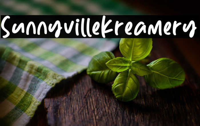 SunnyvilleKreamery Example 1