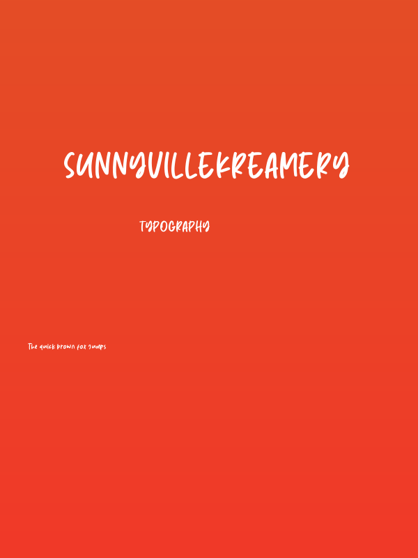 SunnyvilleKreamery Poster
