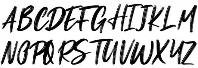 Sunquish Regular Font Litere mari