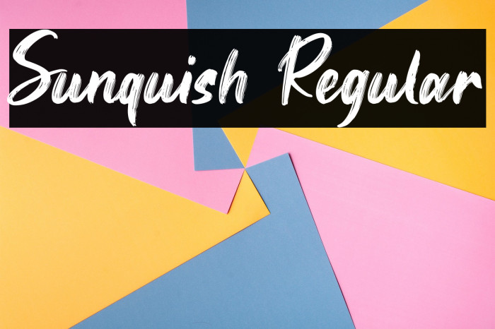 Sunquish Regular Example 2