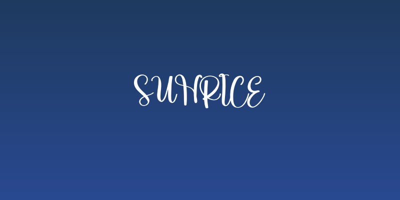 Sunrice Social Header