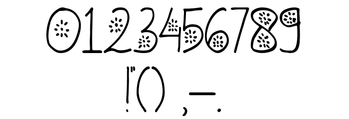 Sunrices Font OTHER CHARS