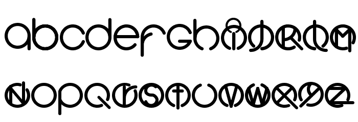Sunrise Simple Expanded Bold Font LOWERCASE