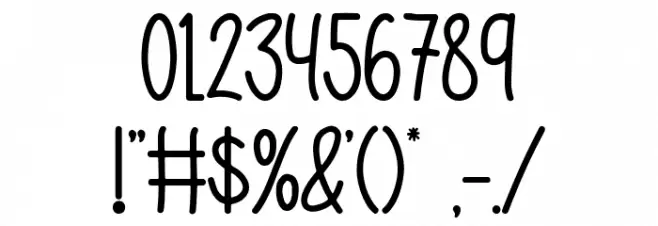 Sunrise Trip Font OTHER CHARS