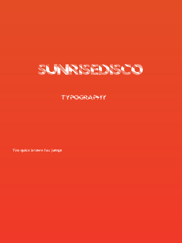 SunriseDisco Poster