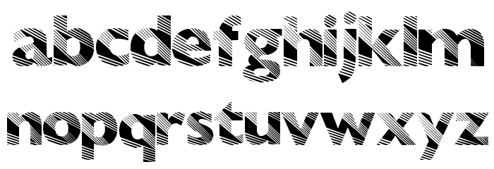 SunriseDisco Font LOWERCASE