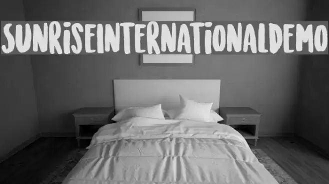 SunriseInternationalDemo Font examples