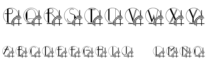 SunriseSunset Font OTHER CHARS
