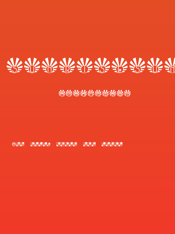 SunriseSunset Poster