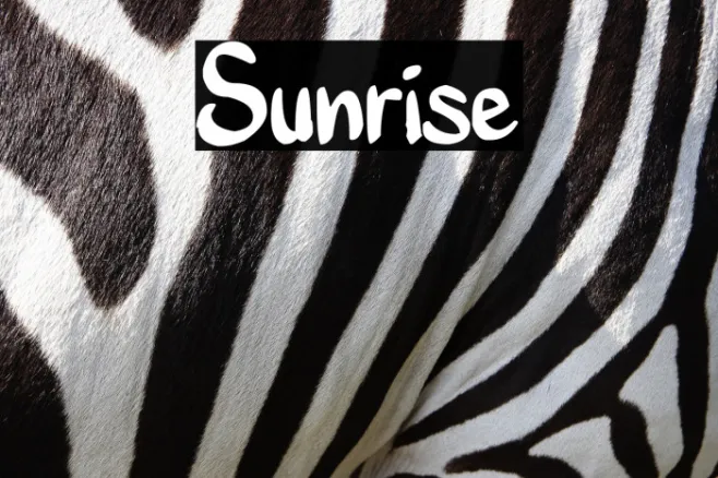 Sunrise Example 1