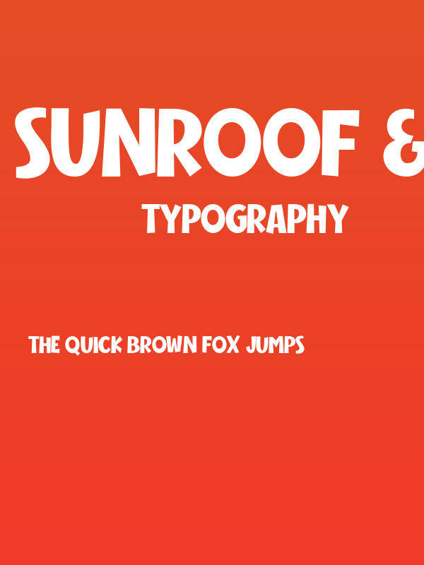 Sunroof & Summer Regular Poster