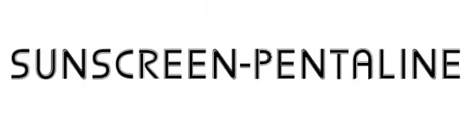 Sunscreen-Pentaline  नि: शुल्क फ़ॉन्ट्स डाउनलोड