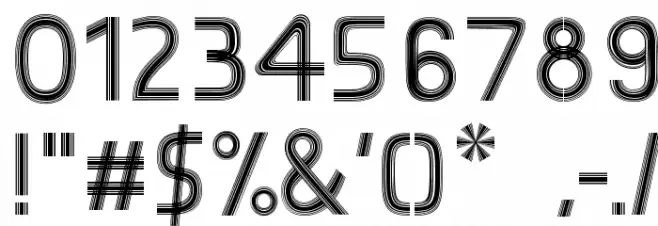 Sunscreen-Septaline Font OTHER CHARS